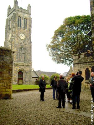Visite de l'abbaye de Kilwinning